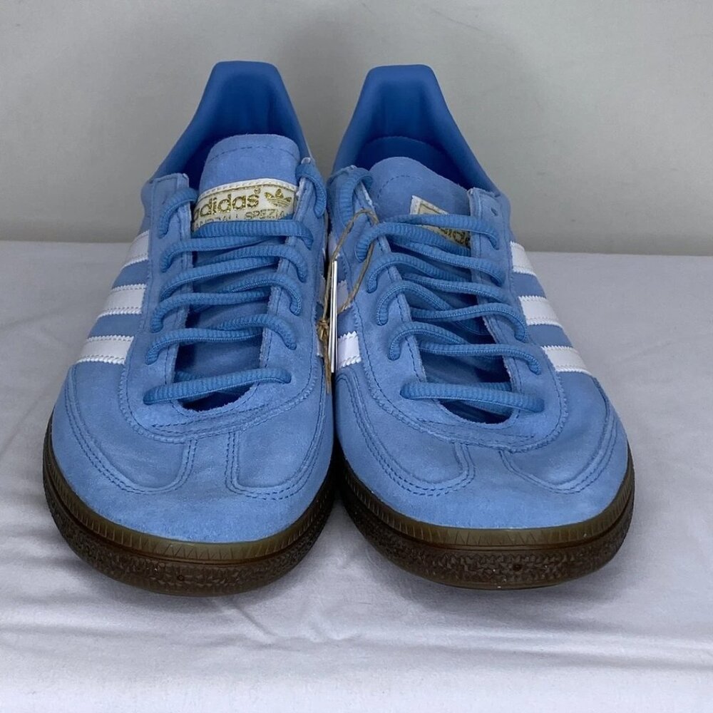 NEW ADIDAS Men’s Handball Spezial Sneakers – Light Blue – Size 9.5 – Suede – - Picture 4 of 5